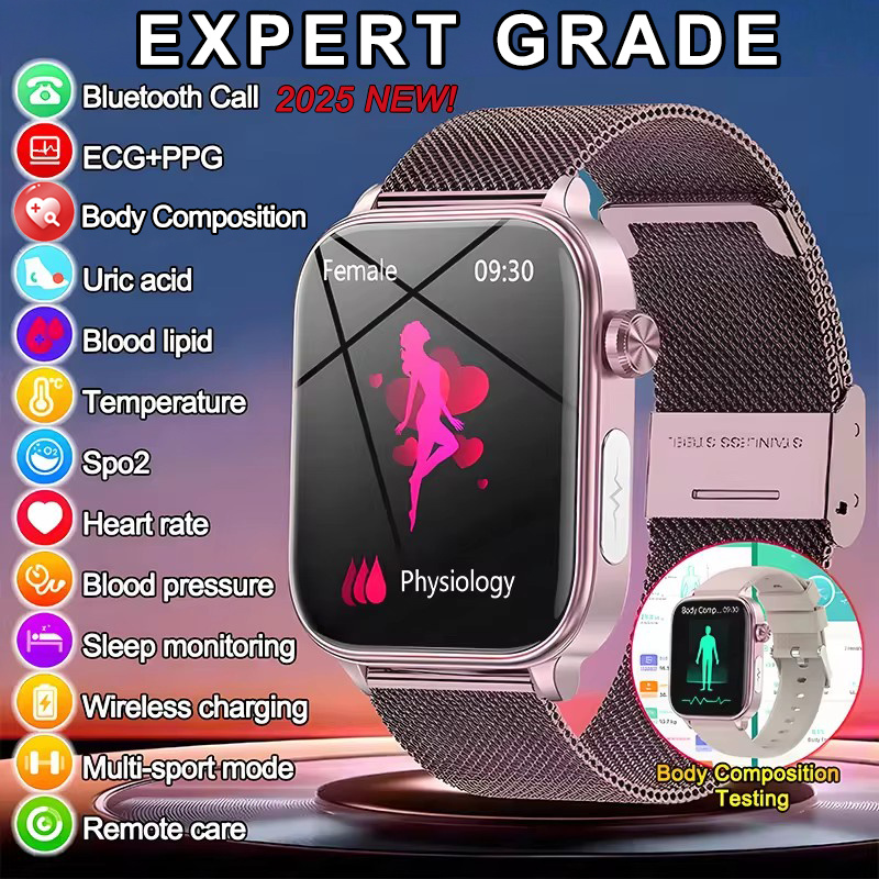 Smartwatch Health Watches For Women - 2025 새로운 ECG + PPG 모니터링