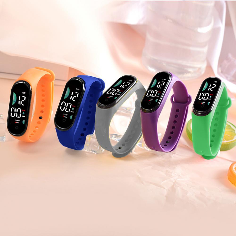 Smartwatch Watches For Kid Girl - 어린이용 스마트 LED 디지털 만화 시계,