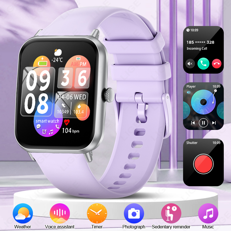 Smartwatch Health Watches For Women - LIGE 패션 1.83 