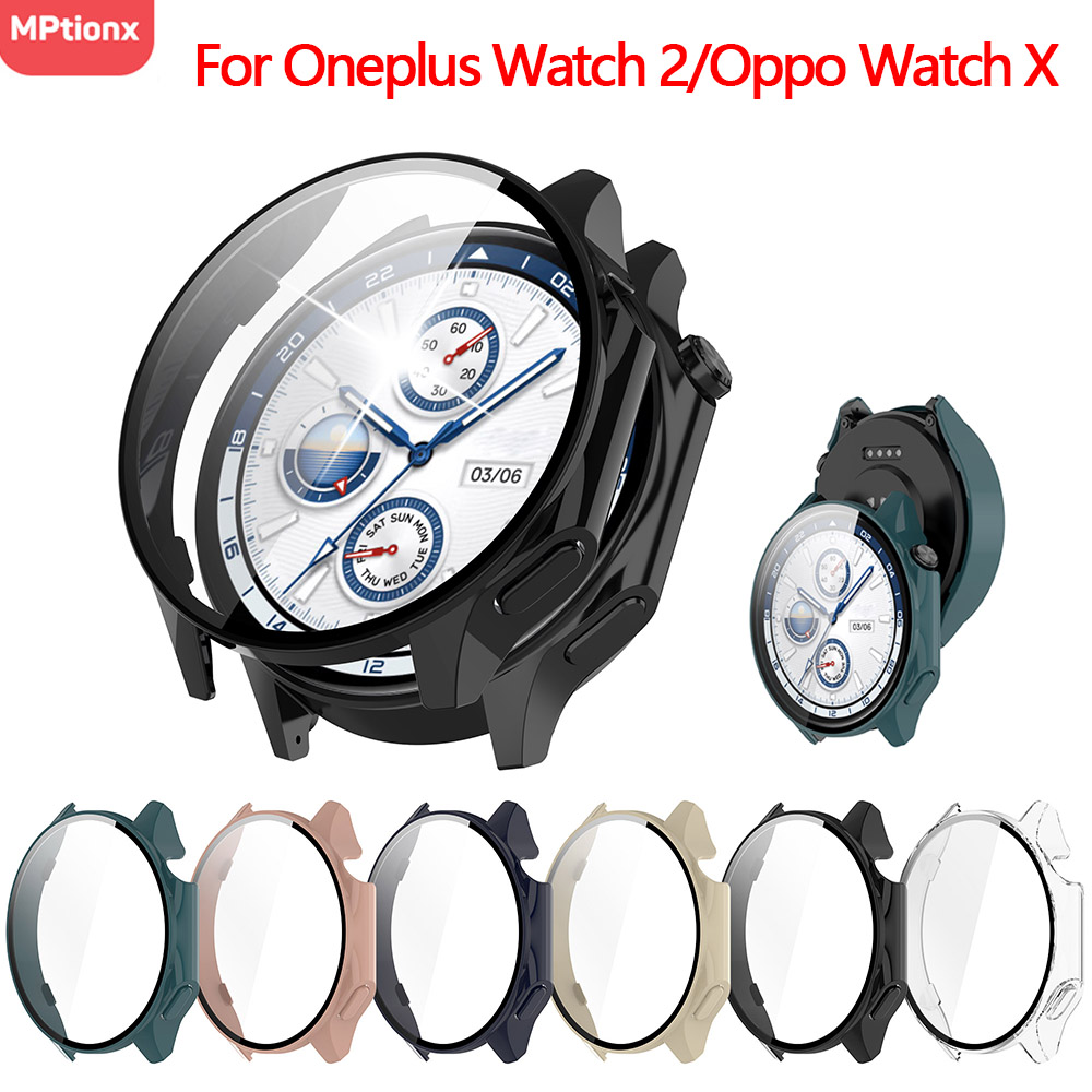 Oneplus Watch 2 용 PC 케이스 + 유리  - Smartwatch Oneplus Watches 리뷰 및 가격