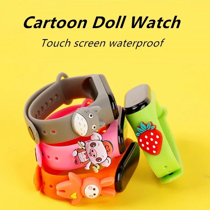 방수 어린이 스마트 터치 LED 시계 만화 작은 동물  - Smartwatch Watches For Kid Girl 리뷰 및 가격