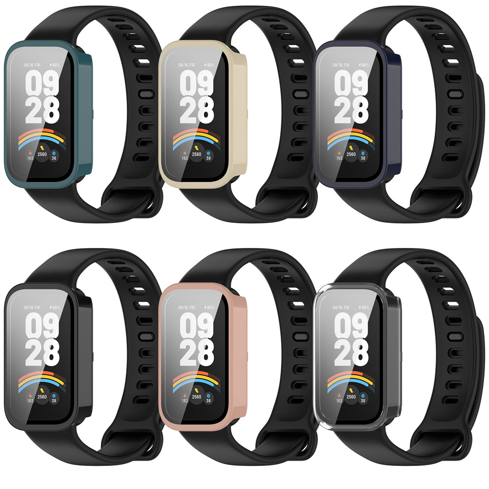 Xiaomi 스마트 밴드 9 용 강화 유리 + 케이스  - Smartwatch Watches Xiaomi 리뷰 및 가격