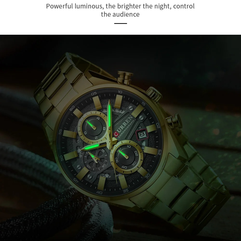커렌 8495 남성용 시계 방수 시계 크로노그래프 기능 - Smartwatch Watches For Men Brands 리뷰 및 가격