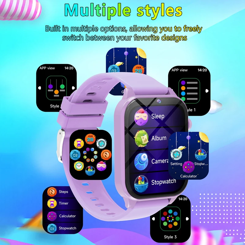어린이 게임 스마트 시계 손전등 방수 HD 카메라 수면 - Smartwatch Watches For Kid Girl 리뷰 및 가격