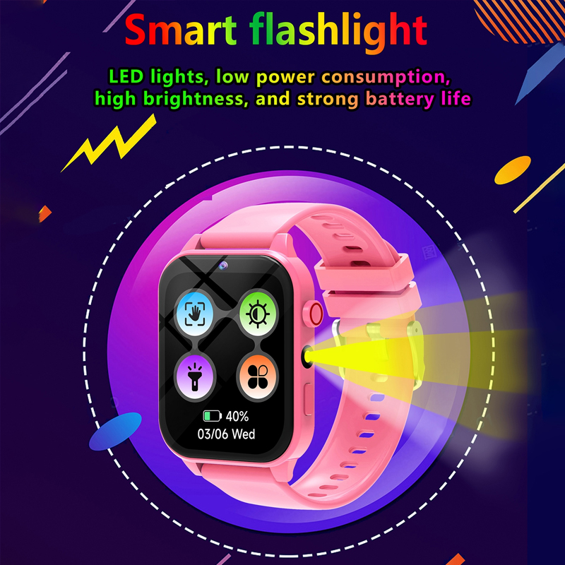 어린이 게임 스마트 시계 손전등 방수 HD 카메라 수면 - Smartwatch Watches For Kid Girl 리뷰 및 가격