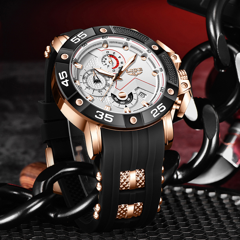 LIGE 쿼츠 최고급 명품 시계 남성 캐주얼 패션 남성 - Smartwatch Branded Watches For Men 리뷰 및 가격