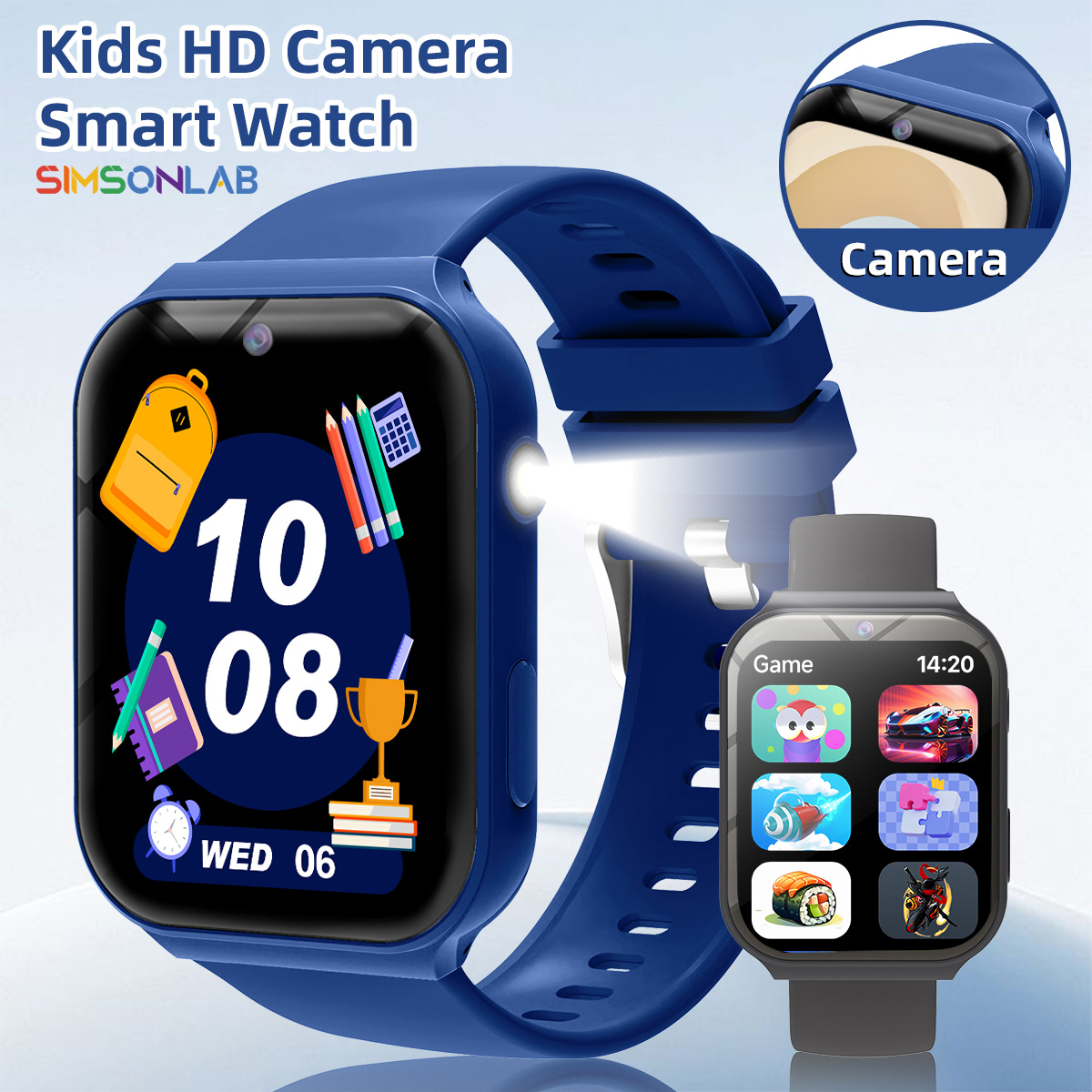 어린이 학습용 카메라, 플래시, 멀티 게임, 계산기 기 - Smartwatch Watches For Kid Girl 리뷰 및 가격
