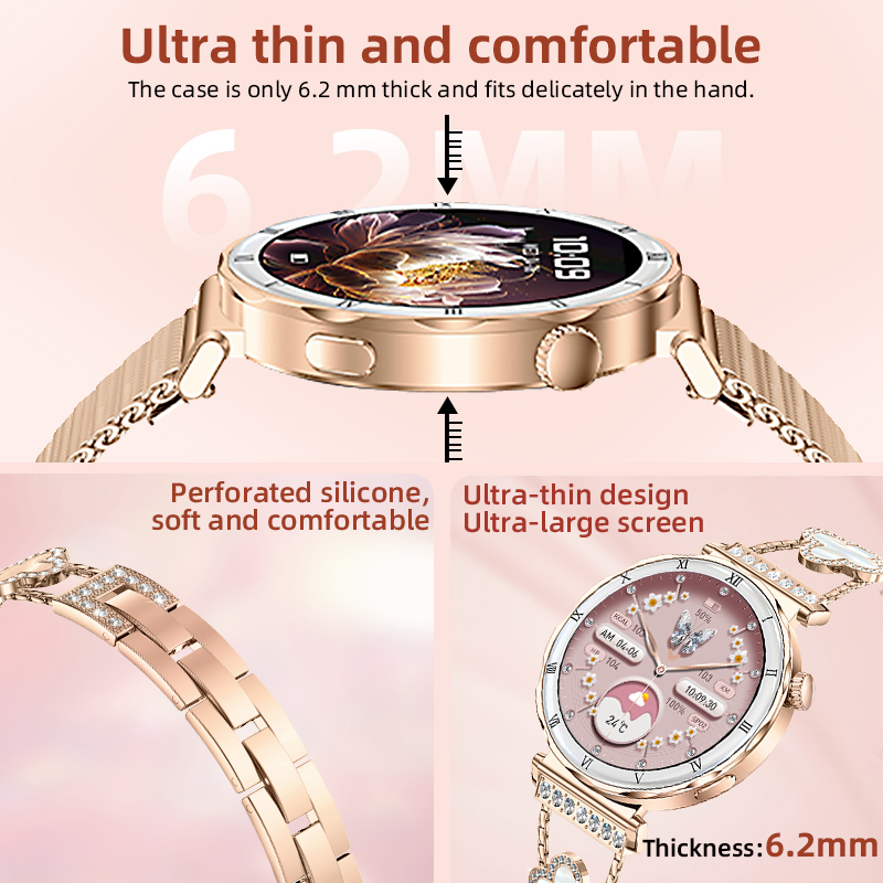 LIGE 새로운 여성용 스마트 시계 1.19인치 AMO - Smartwatch Health Watches For Women 리뷰 및 가격