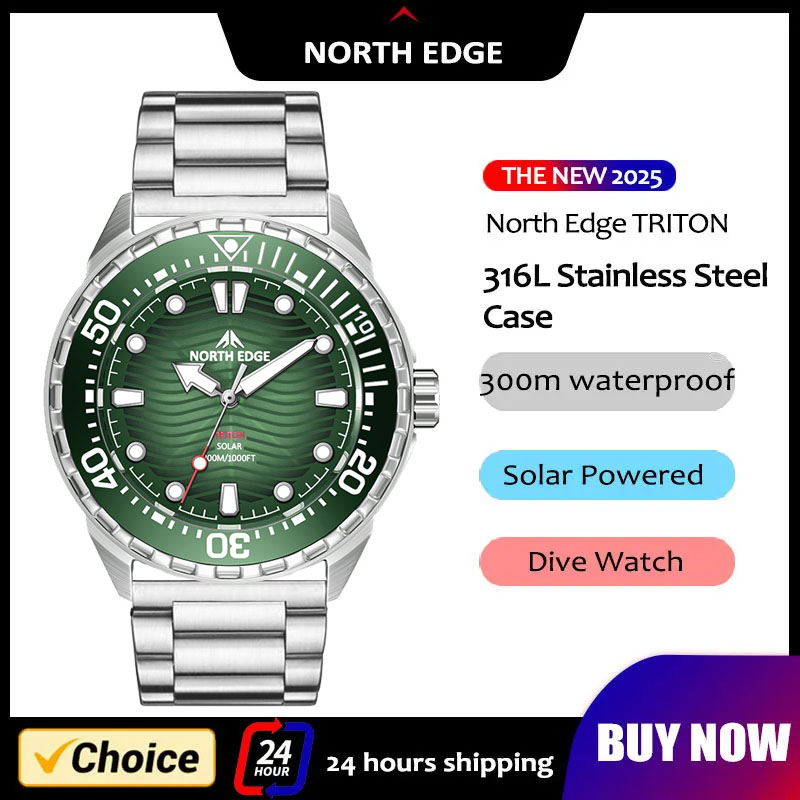 2026년형 노스 엣지 트리톤 남성용 태양광 다이빙 시 - Solar Powered Watch 리뷰 및 가격