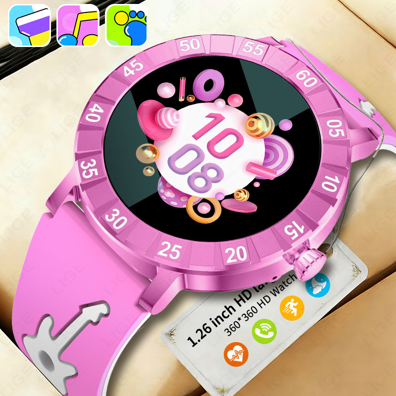 LIGE 소녀용 스마트워치 SOS 어린이 스마트워치 L - Smartwatch Watches Useful Gift For Boys 리뷰 및 가격