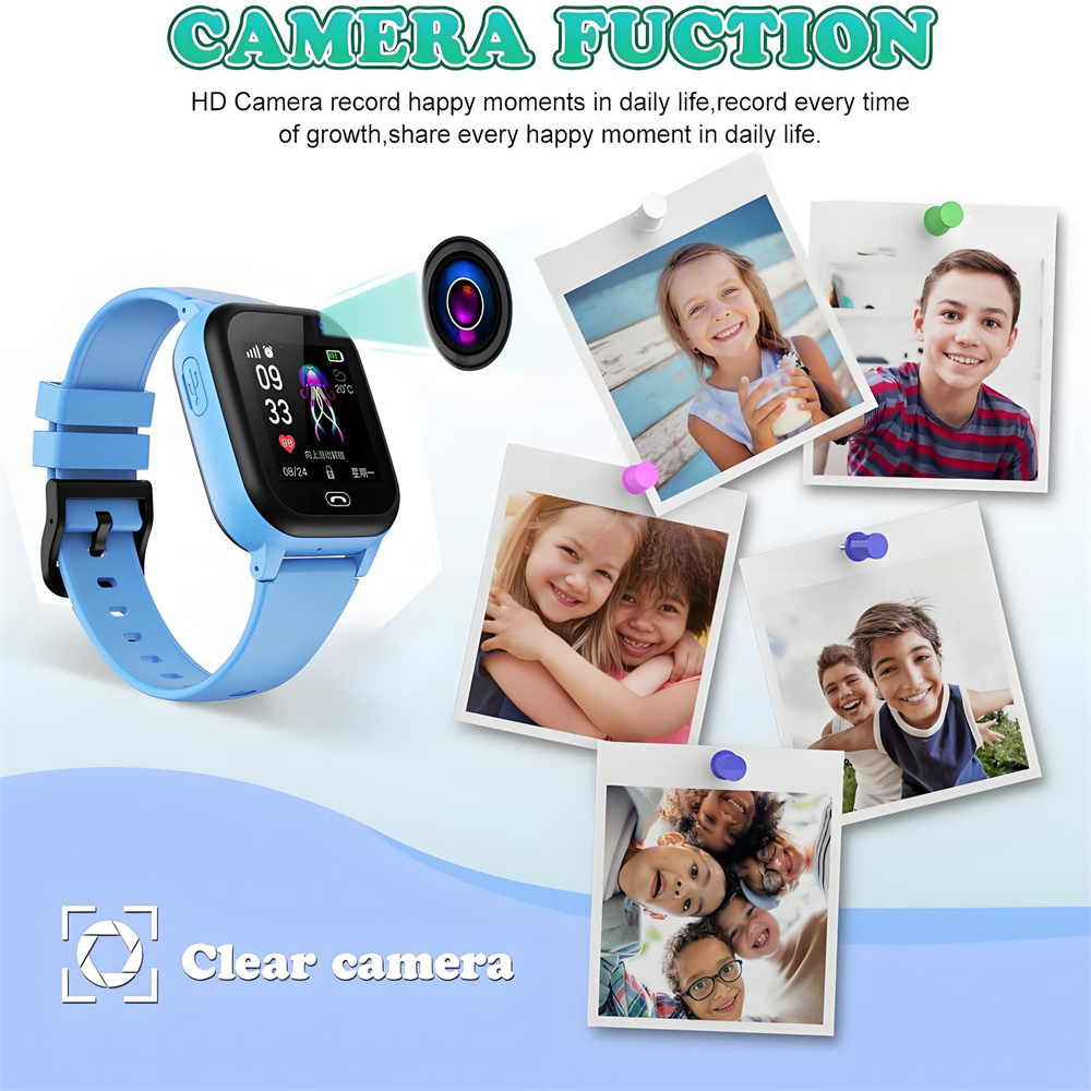 어린이 스마트워치 GPS 트래커 위치 추적 SOS 손전 - Smartwatch Watches Birthday Gift For Boys 리뷰 및 가격