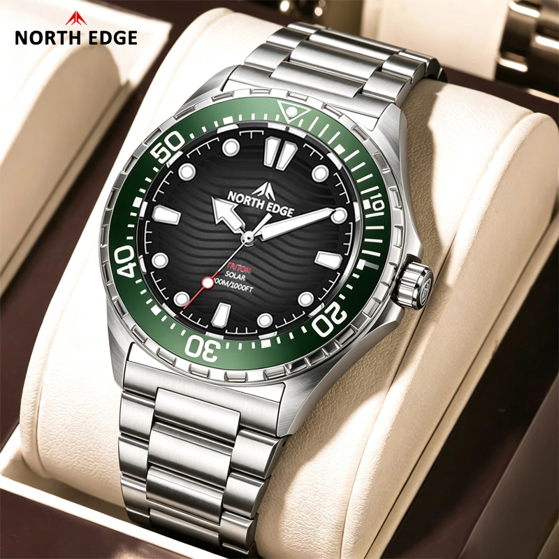 NORTH EDGE TRITON 솔라 다이브 시계 남성 - Solar Powered Watch 리뷰 및 가격
