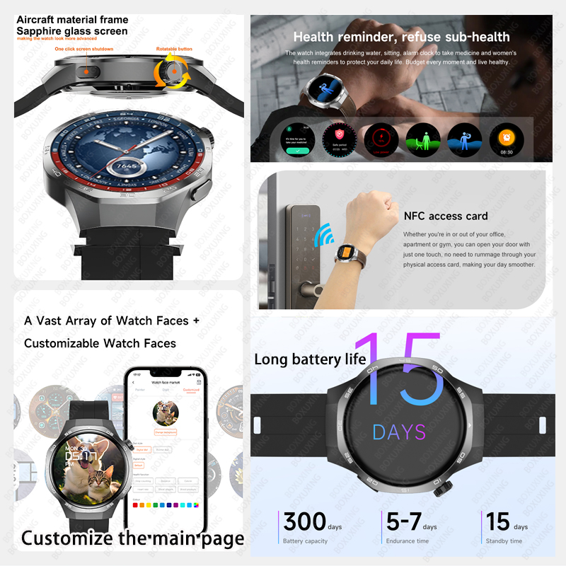 2026 신형 BOXUXING 워치 5 MAX 스마트워 - Smartwatch Health Watches For Women 리뷰 및 가격