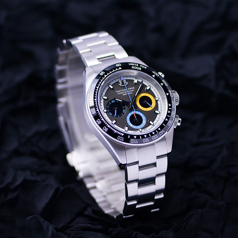 전술 개구리 남자 시계 스테인레스 스틸 크로노 그래프  - Solar Powered Watch 리뷰 및 가격