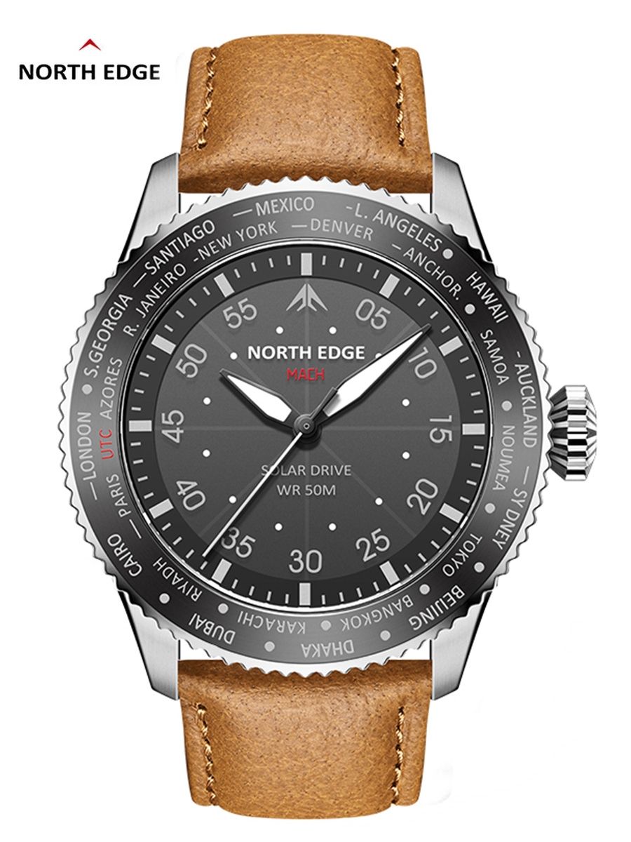 NORTH EDGE 2024 MACH 태양광 쿼츠 시계 - Solar Powered Watch 리뷰 및 가격