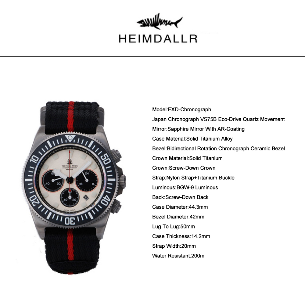 택티컬 프로그 맨 크로노그래프 시계 44.3mm 티타늄 - Solar Powered Watch 리뷰 및 가격